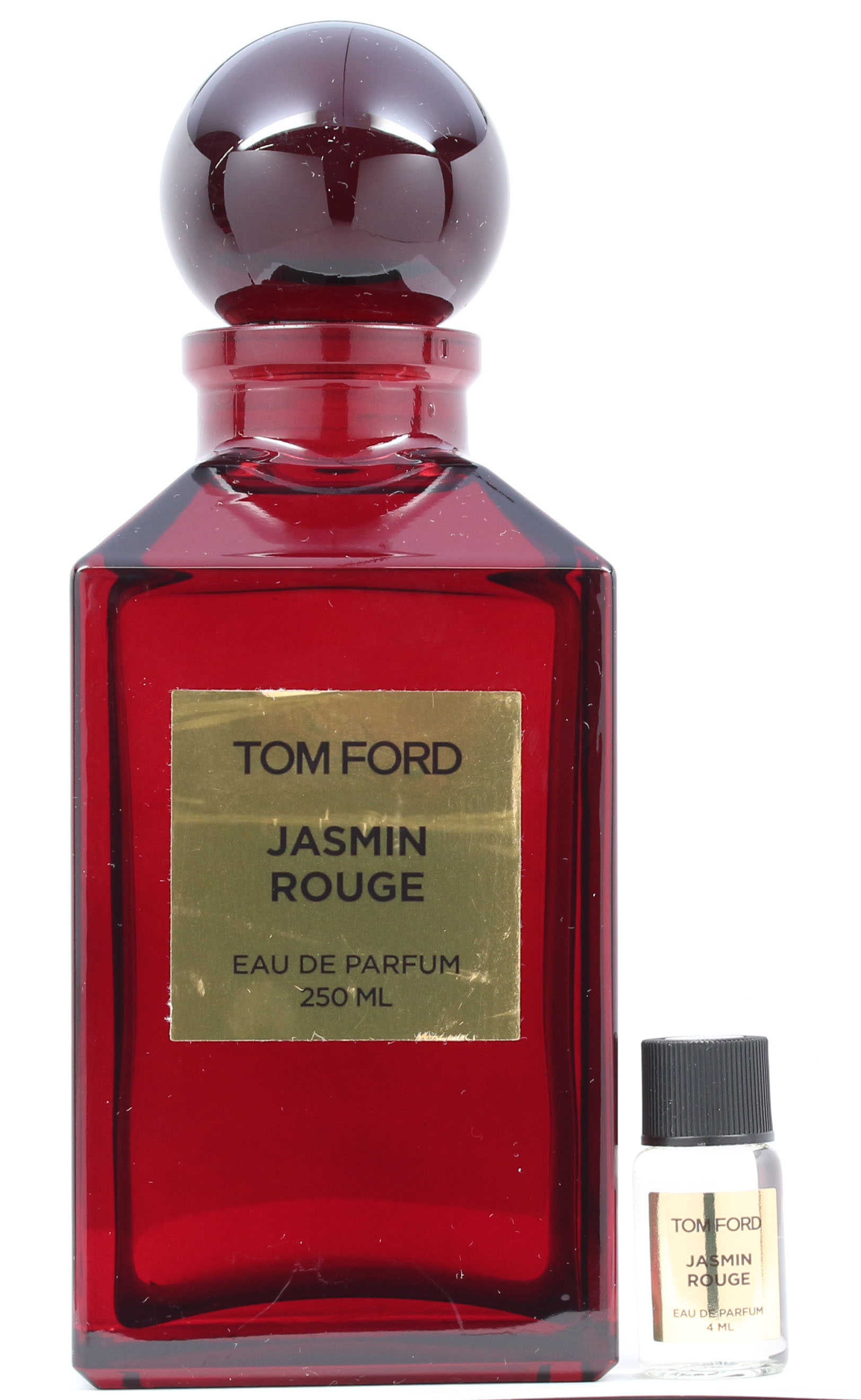 Tom Ford Jasmin Rouge EDP 8.4oz Decanter&Mini 4ml Gift Set In a Burlap