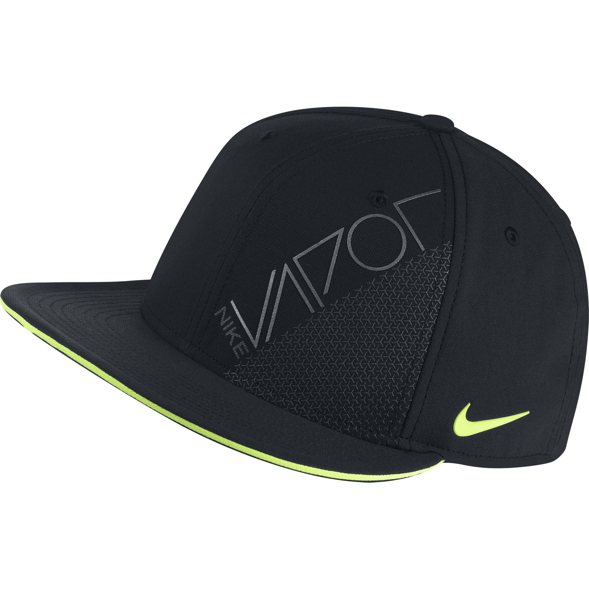 New 2015 Nike Golf True Vapor Flat Bill Hat COLOR Black Size