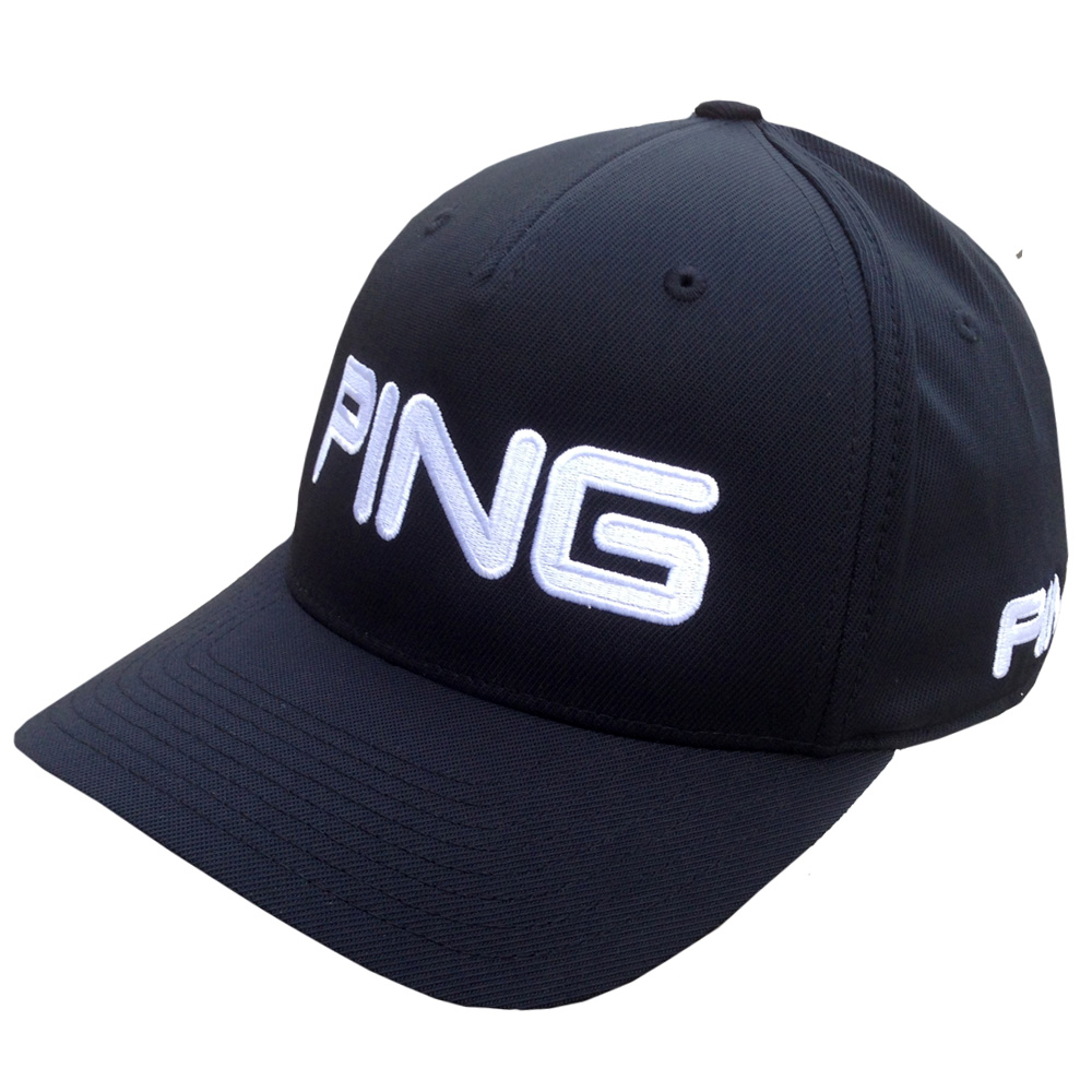 2016 Ping Tour Structured Play Your Best Fitted Hat/Cap COLOR Black