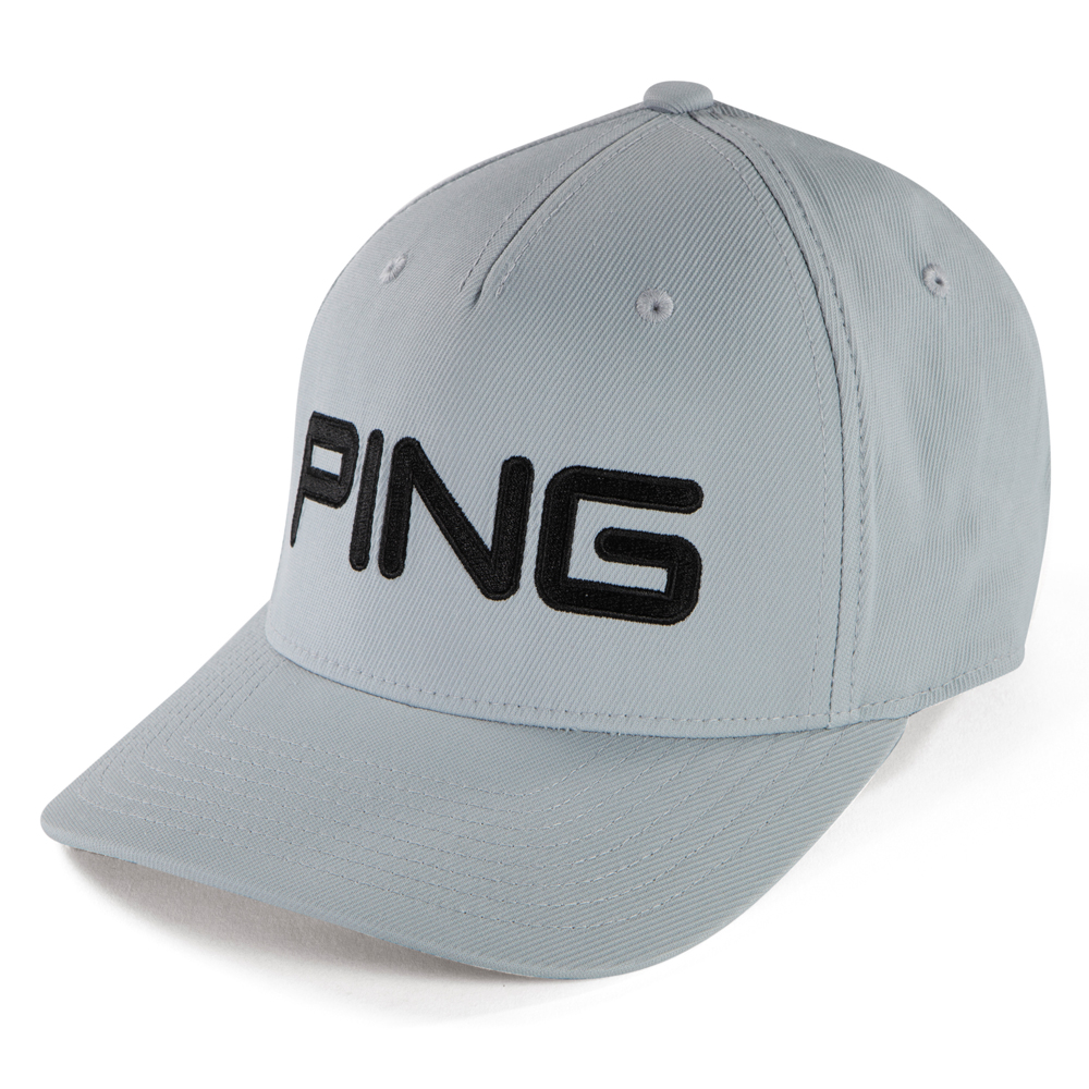 New 2017 PING Tour Structured Fitted Golf Cap/Hat COLOR Light Grey