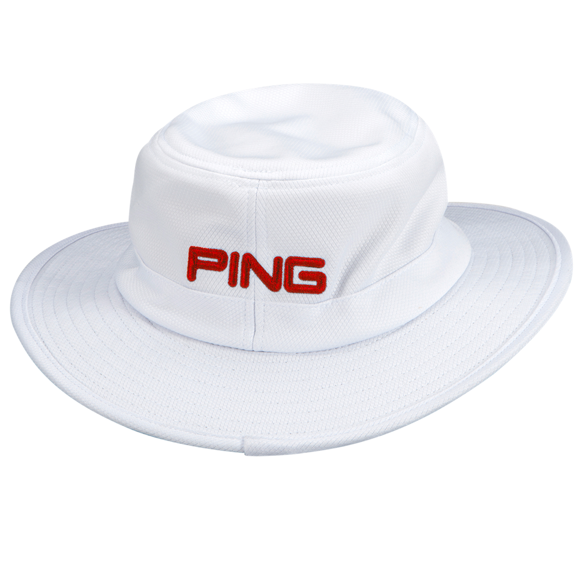 New 2015 Ping Classic Boonie Hat COLOR White with Red SIZE S/M