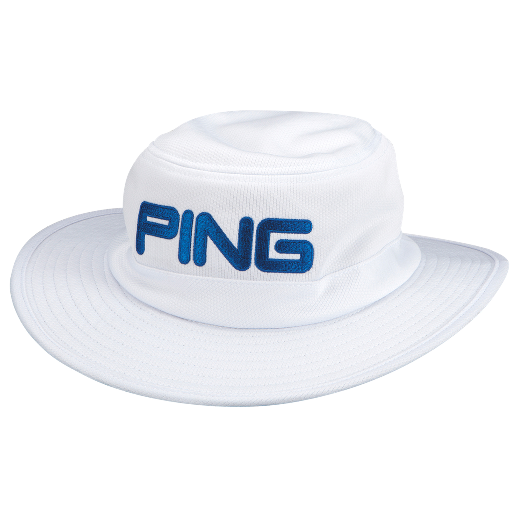New 2015 Ping Classic Boonie Hat COLOR White with Mach Blue SIZE S/M