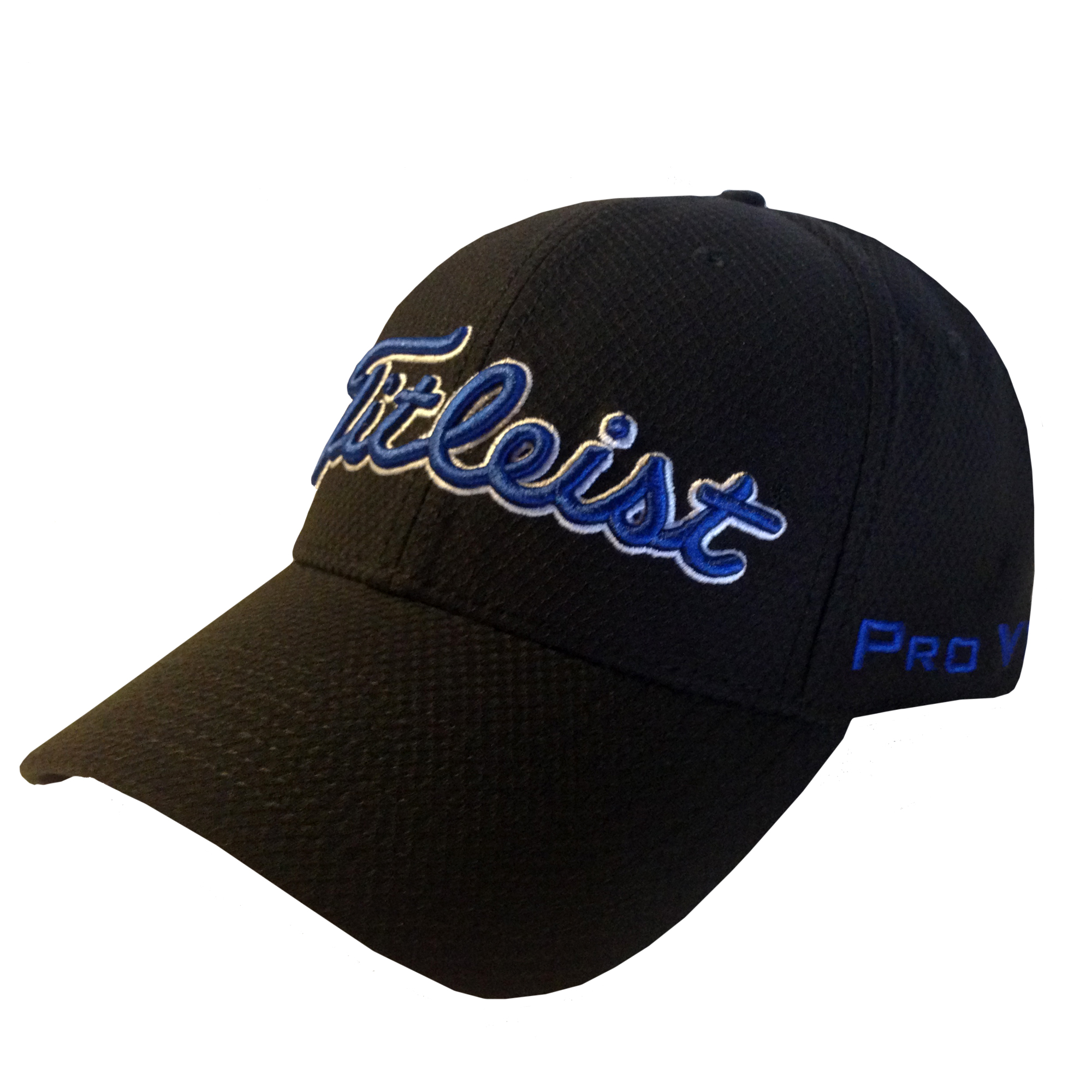 New 2016 Titleist FJ ProV1 Dobby Tech Fitted Hat/Cap COLOR Black SIZE