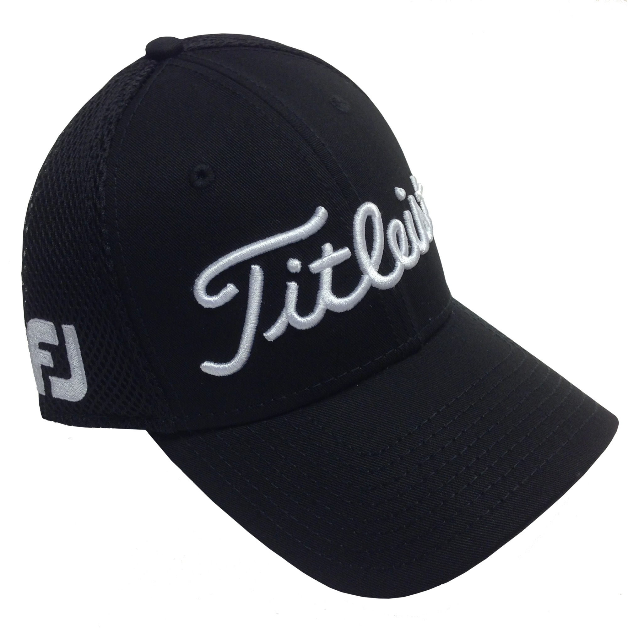 New Titleist Sports Mesh Structured Fitted Hat Fj Prov1 Color: Black 