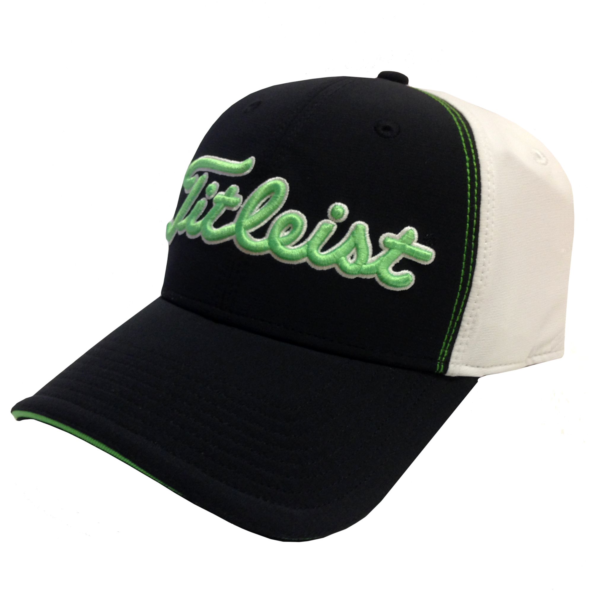 New 2015 Titleist Stretch Tech Structured Fitted Hat COLOR Black SIZE