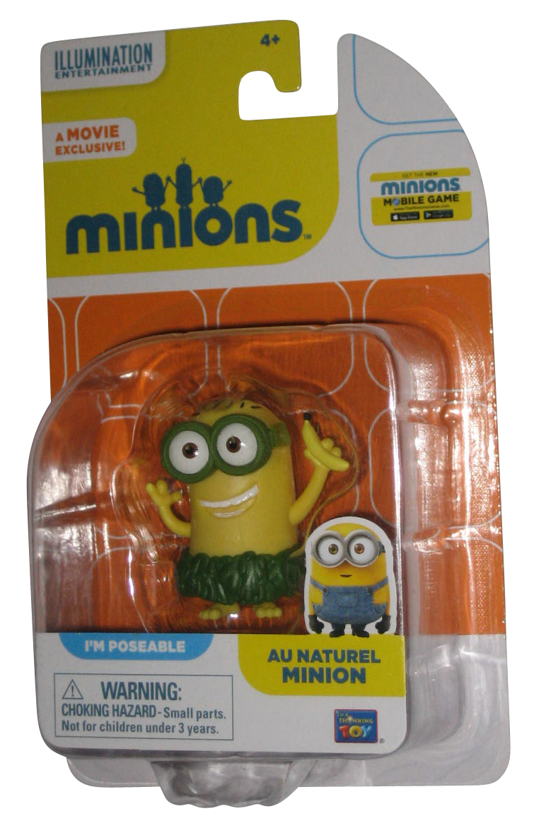 Despicable Me Minions Movie Au Naturel Thinkway Toys Action Figure Ebay