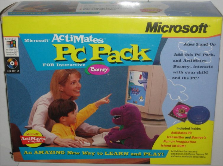 microsoft actimates interactive barney