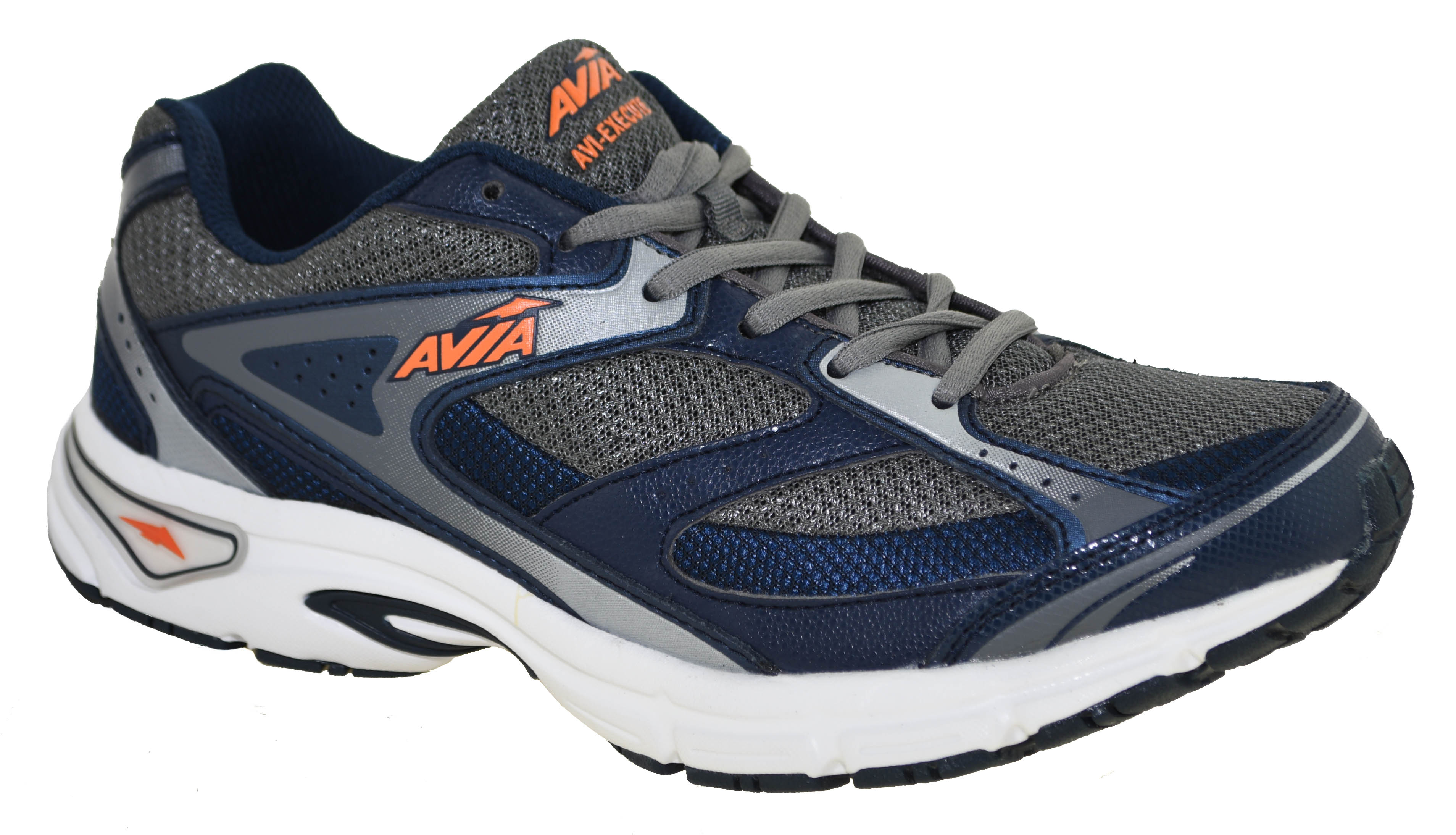 Avia Men�s Execute Cross Training Shoes Grey/Navy Blue