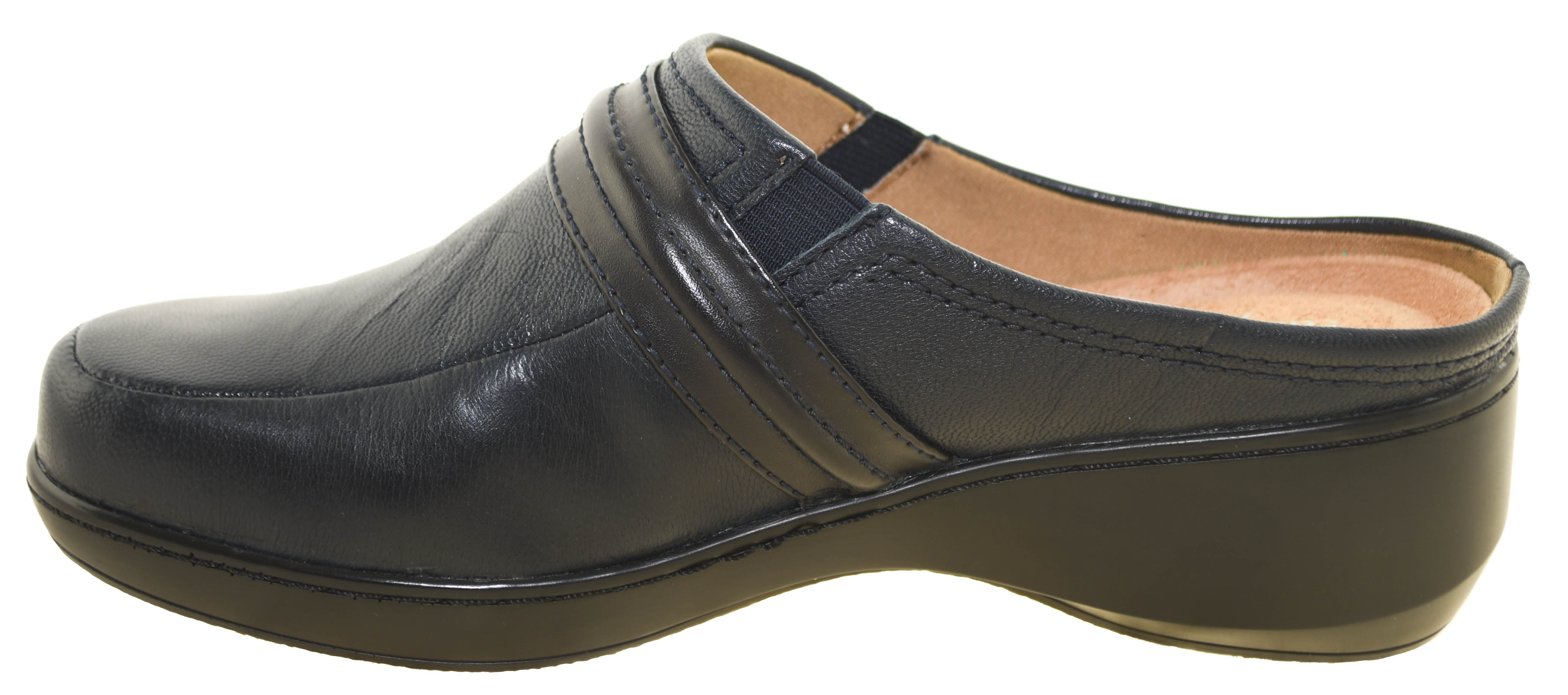navy mules womens