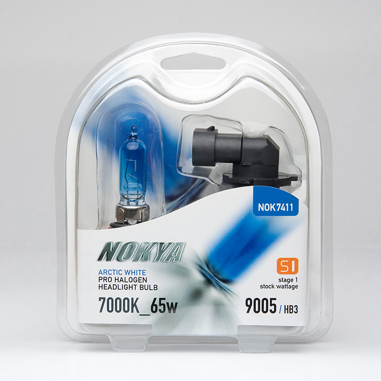 9005/HB3 Headlight Bulbs Nokya Arctic White 7000K 65W (Stage 1) NOK7411