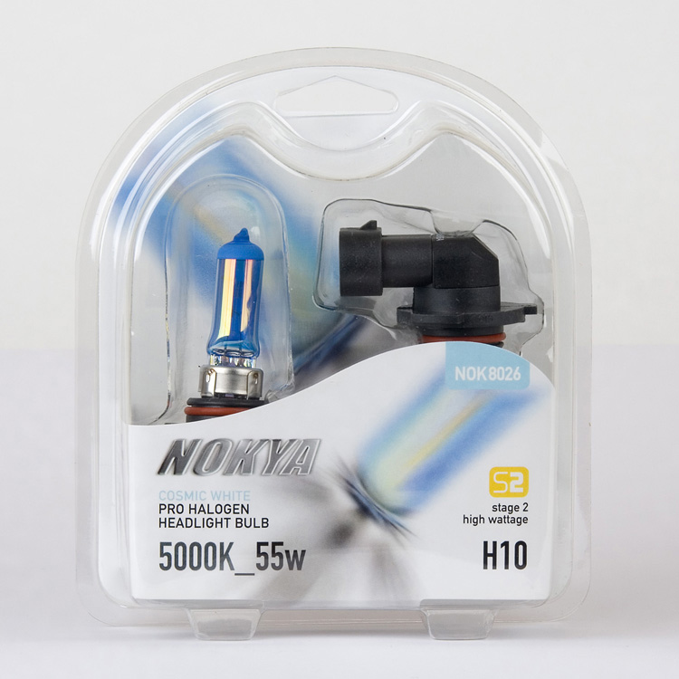NOKYA Super White DOT Pro Halogen Headlight Bulbs H11B 3800K 55W NOK8748