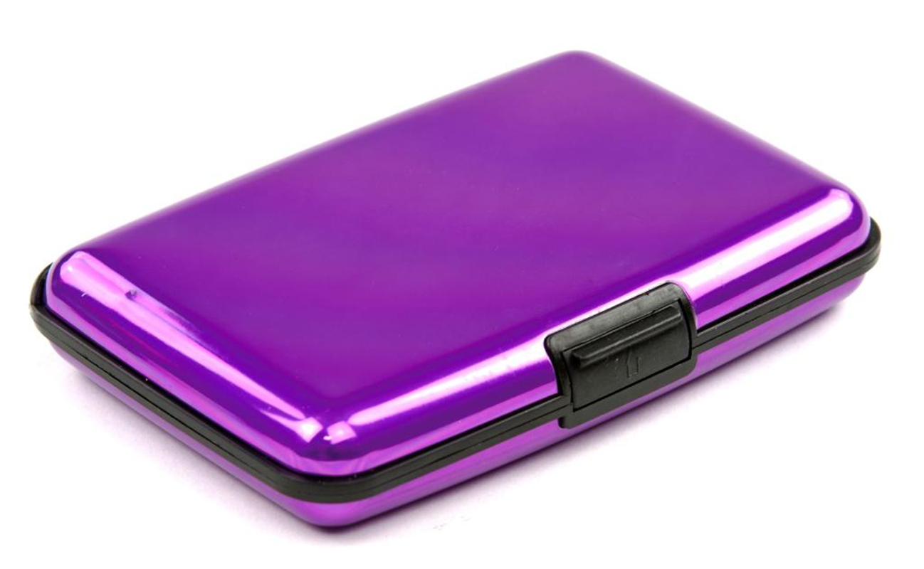 Aluminum Wallets - Purple