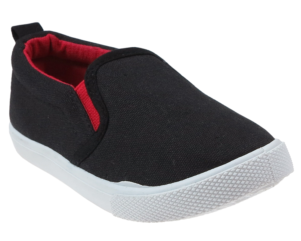 Capelli New York Toddler Boys Solid Canvas Slip-On Shoe 
