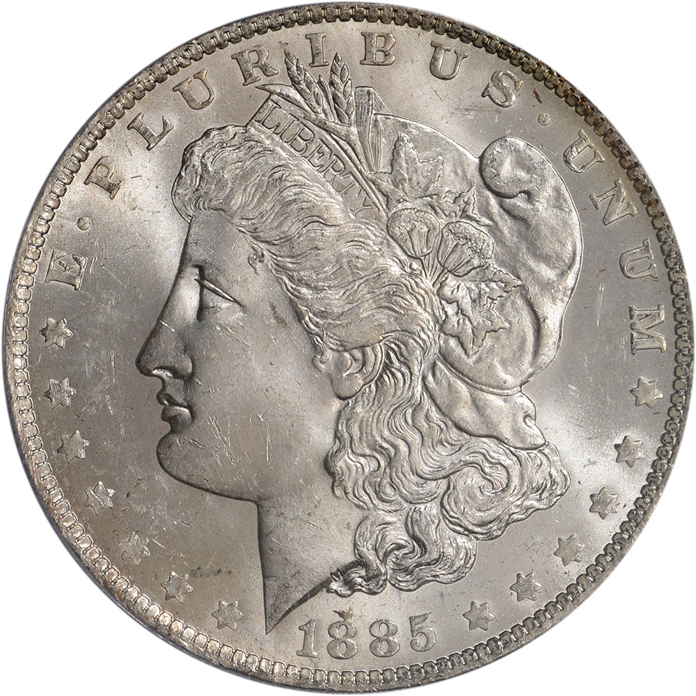 1885 O US Morgan Silver Dollar $1 PCGS MS63 | eBay