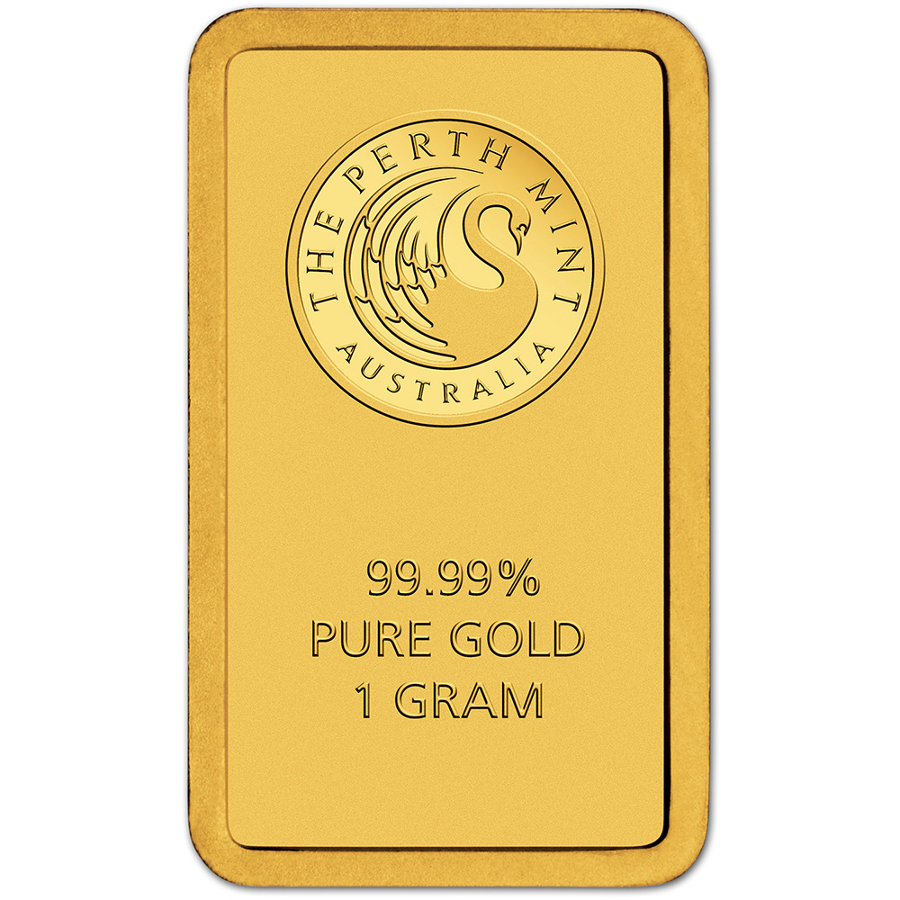1 gram Gold Bar Perth Mint 99.99 Fine in Assay eBay