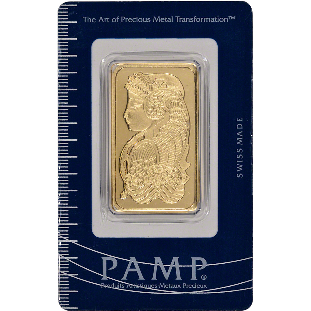 1 oz. Gold Bar PAMP Suisse .9999 Fine eBay