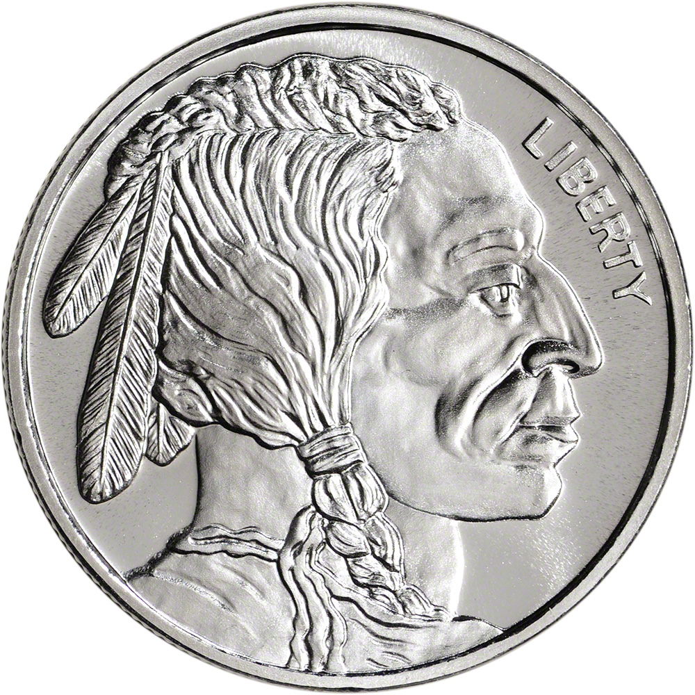 1-oz-silver-round-ntr-buffalo-design-999-fine-silver-lot-roll