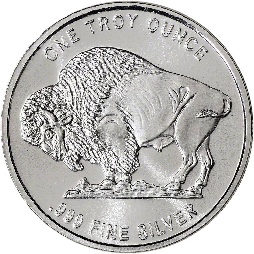 1 Oz Silver Round NTR Buffalo Design 999 Fine Silver EBay 1 Oz Silver Round NTR Buffalo Design 999 Fine Silver EBay