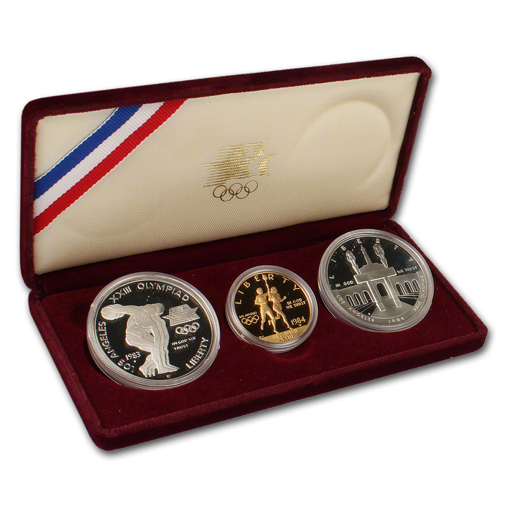 1983-1984-us-gold-silver-olympic-3-coin-commemorative-proof-set-ebay