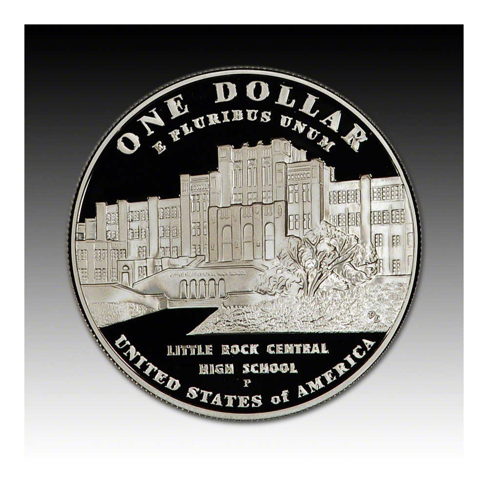 2007-p Us Little Rock Central Hs Desegregation Commemorative Proof 