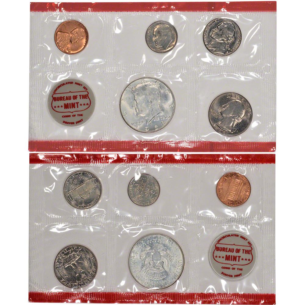 1968-us-mint-uncirculated-coin-set-ebay