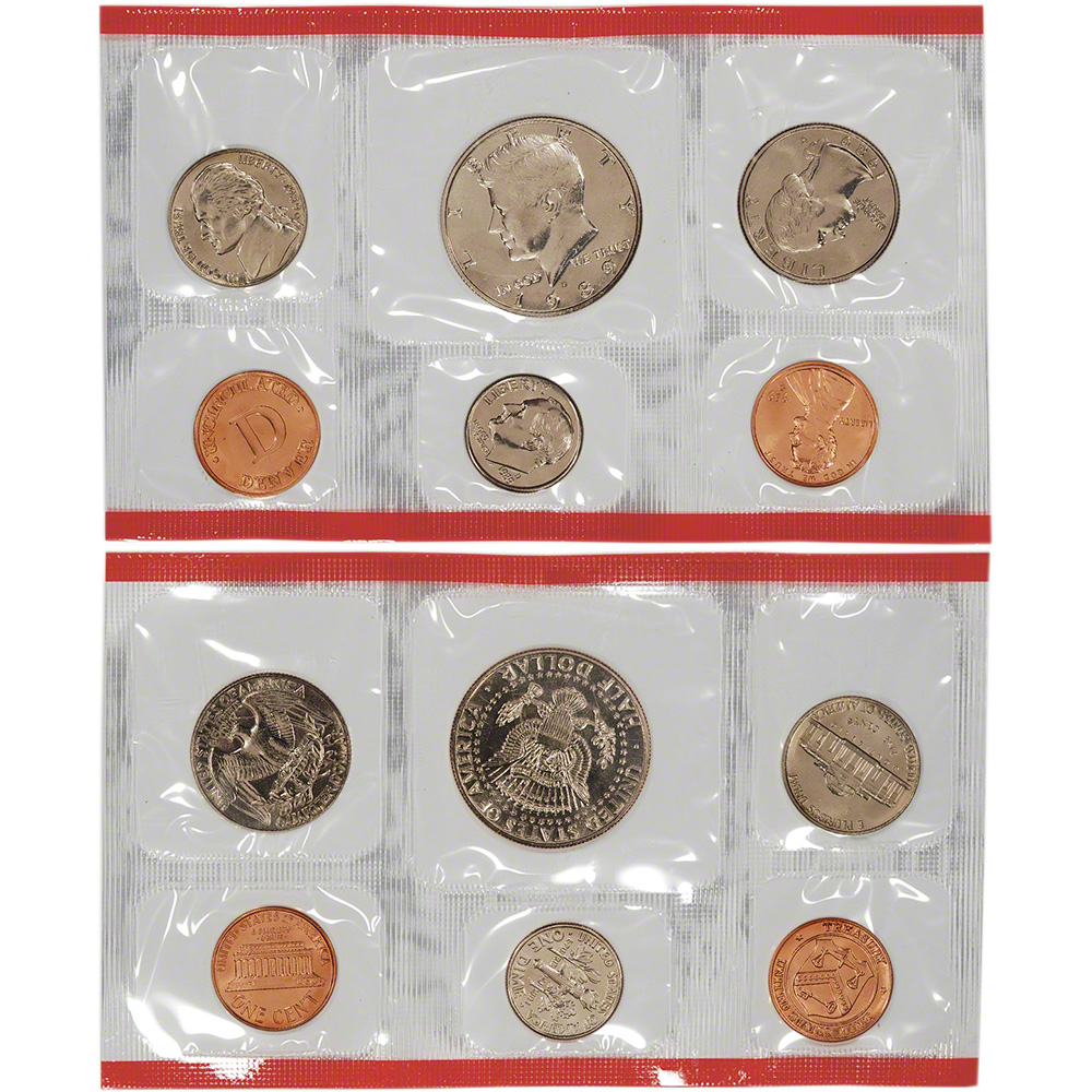 1989 United States Mint Uncirculated Coin Set (U89) eBay