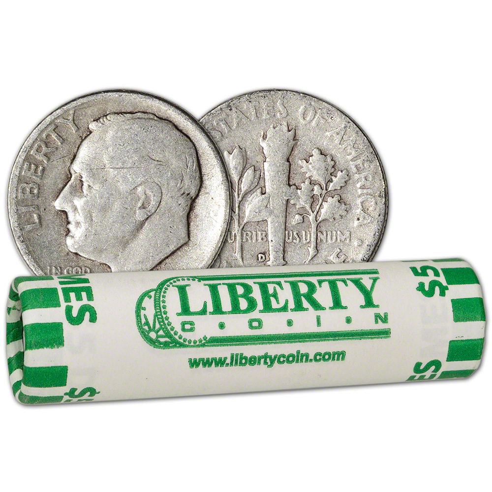 90 silver dimes roll of 50 5 face value ebay 90 silver dimes roll of 50 5 face value ebay