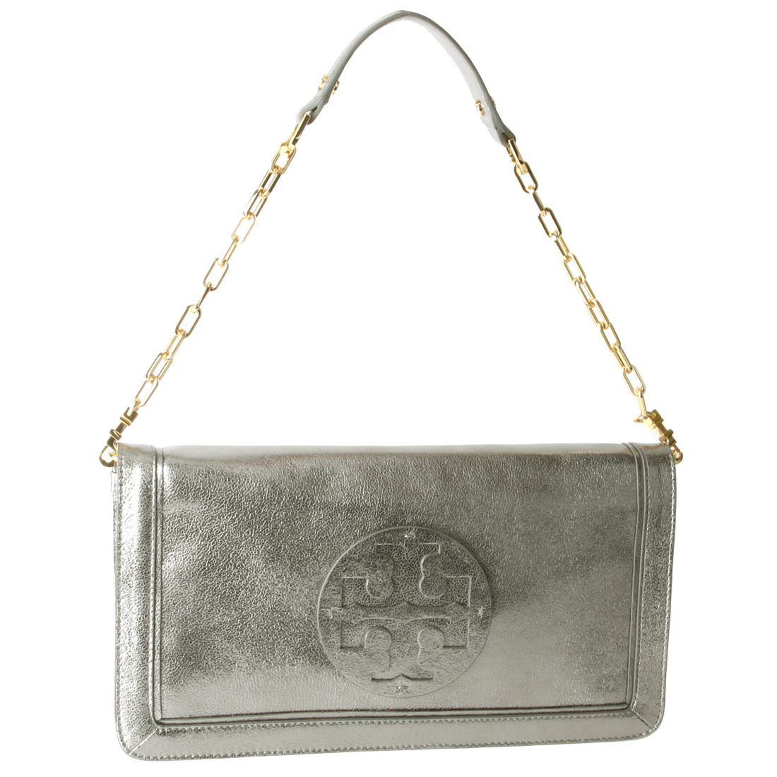 Tory Burch Silver Suki Reva Clutch Bag Silver eBay