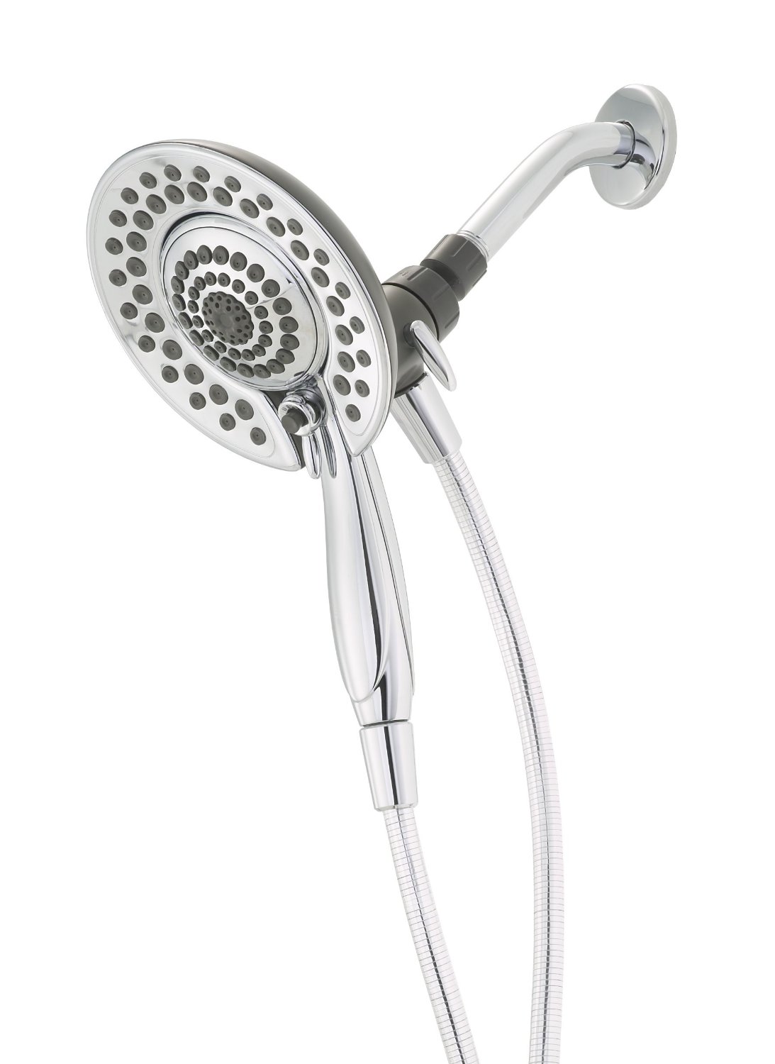 Delta 75584D Chrome IN2ITION 5 Spray Handheld Shower Head with Massage ...