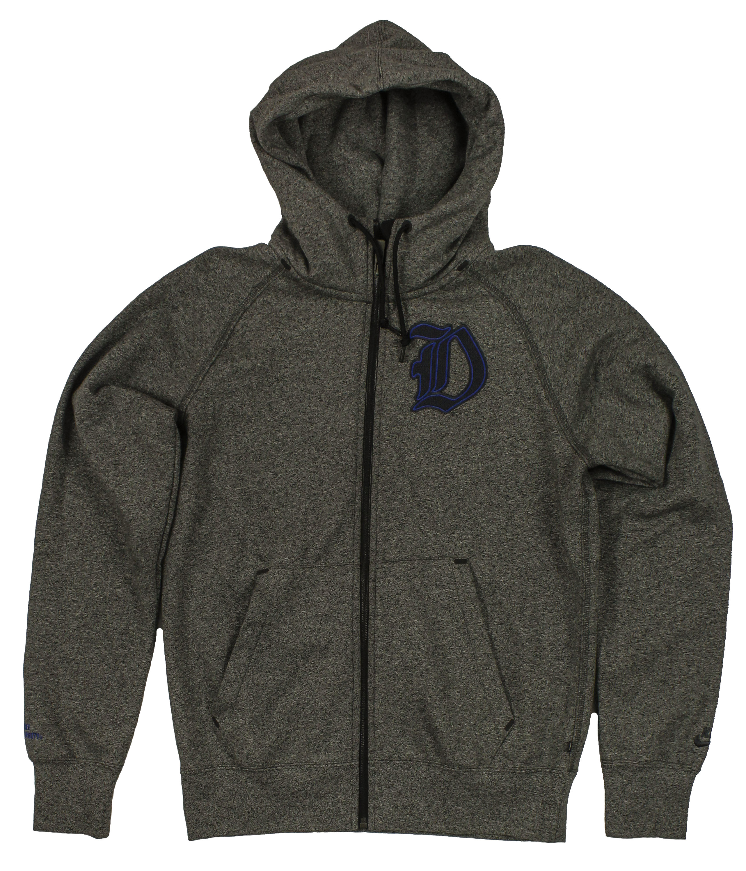 Nike NCAA Duke Blue Devils Stadium Full-Zip Grey Hoodie Sweatshirt NWT ...