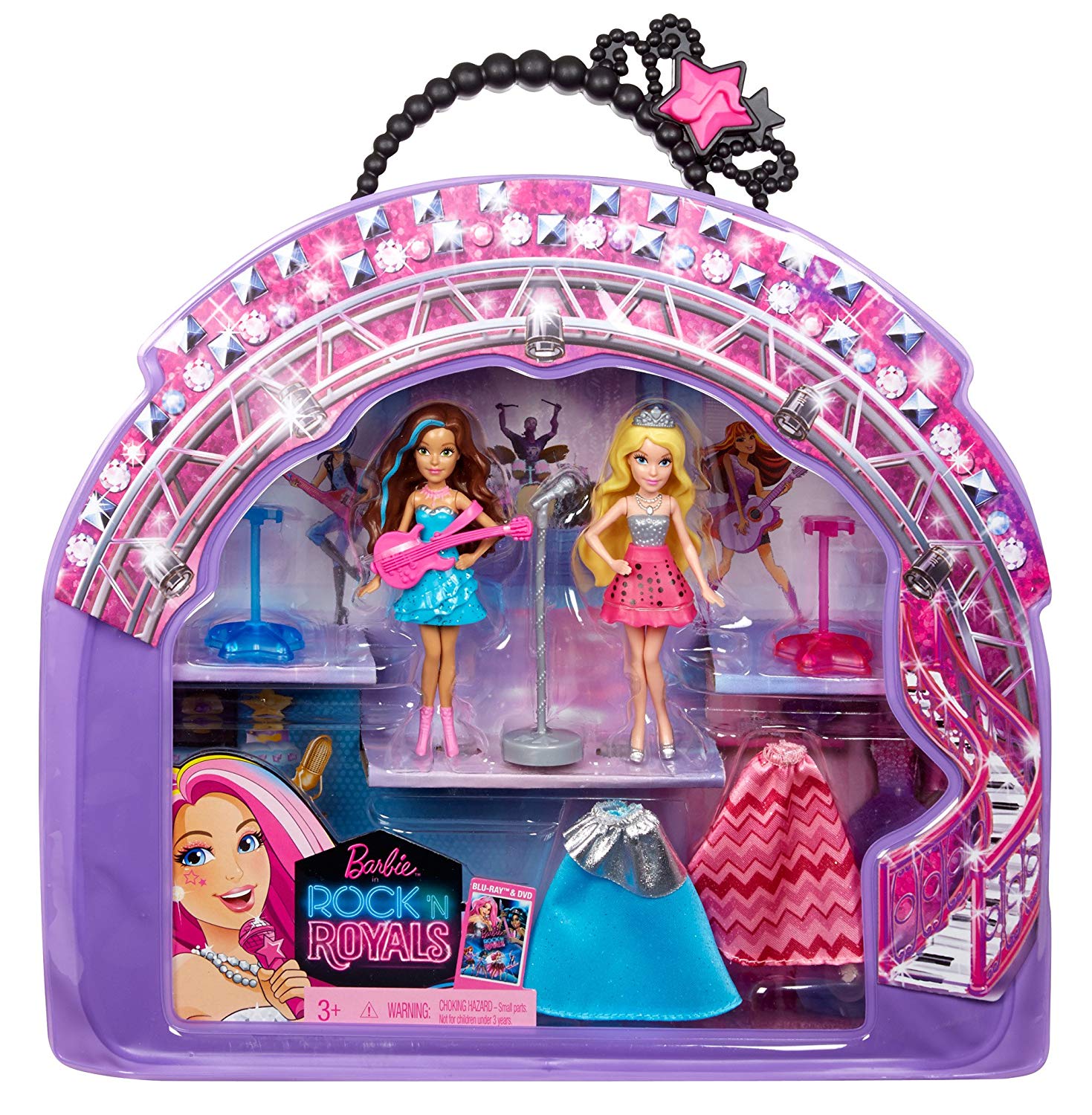 Barbie in Rock N Royals Doll and Vinyl Bag Gift Set | eBay