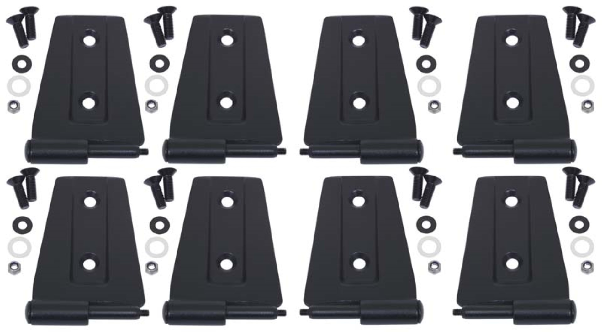 Kentrol 80576 for Jeep® Wrangler JK 2007Up Door Hinge Set (8 pieces