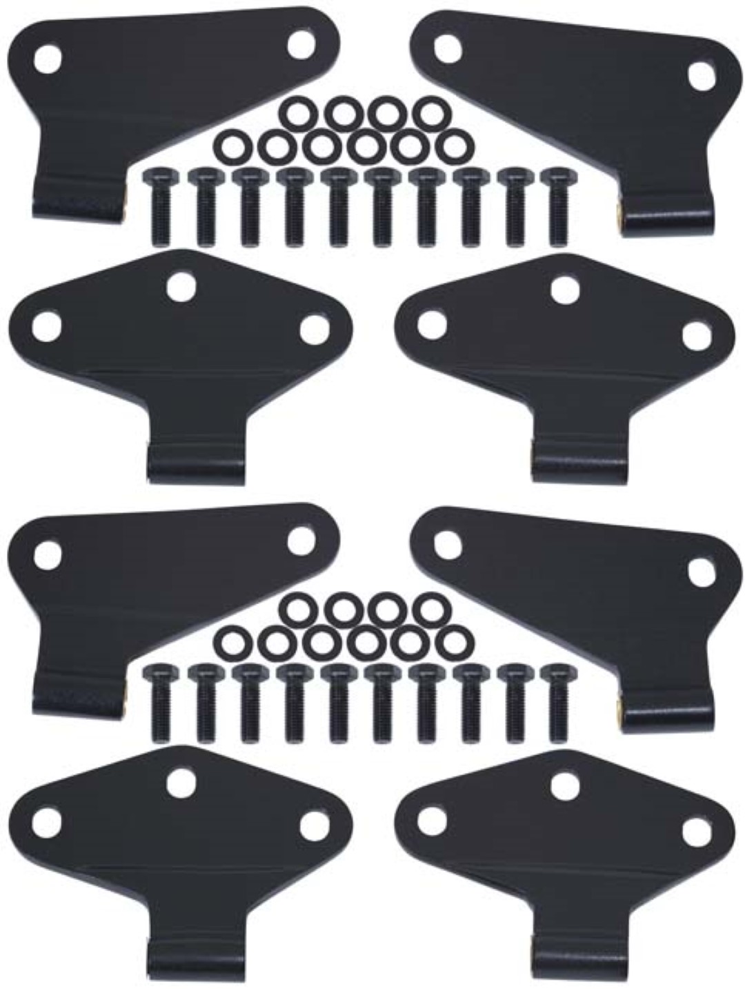 Kentrol 80581 for Jeep® Wrangler JK 2007Up Body Door Hinge Set (8
