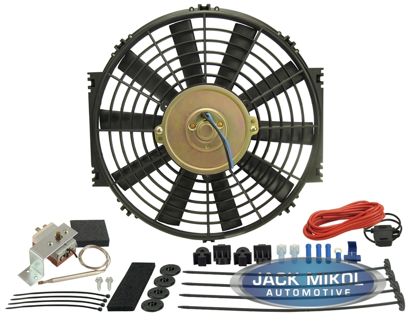 Derale Performance Cooling Products 12" Dyno-Cool Straight Blade Elect