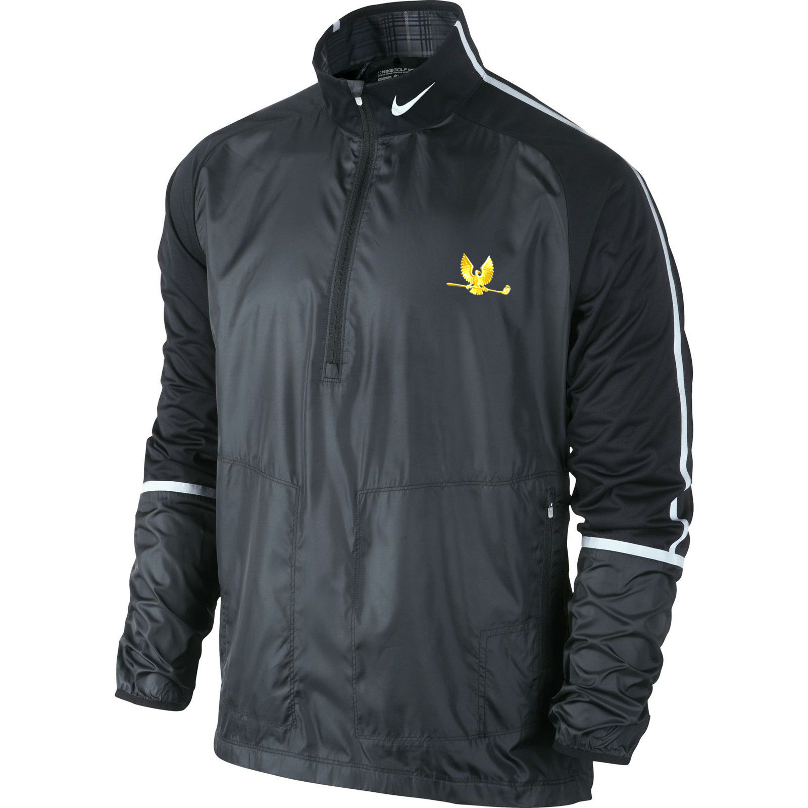 New Nike Golf 1/2 Zip Pullover/Wind Jacket COLOR: Black SIZE: Medium | eBay