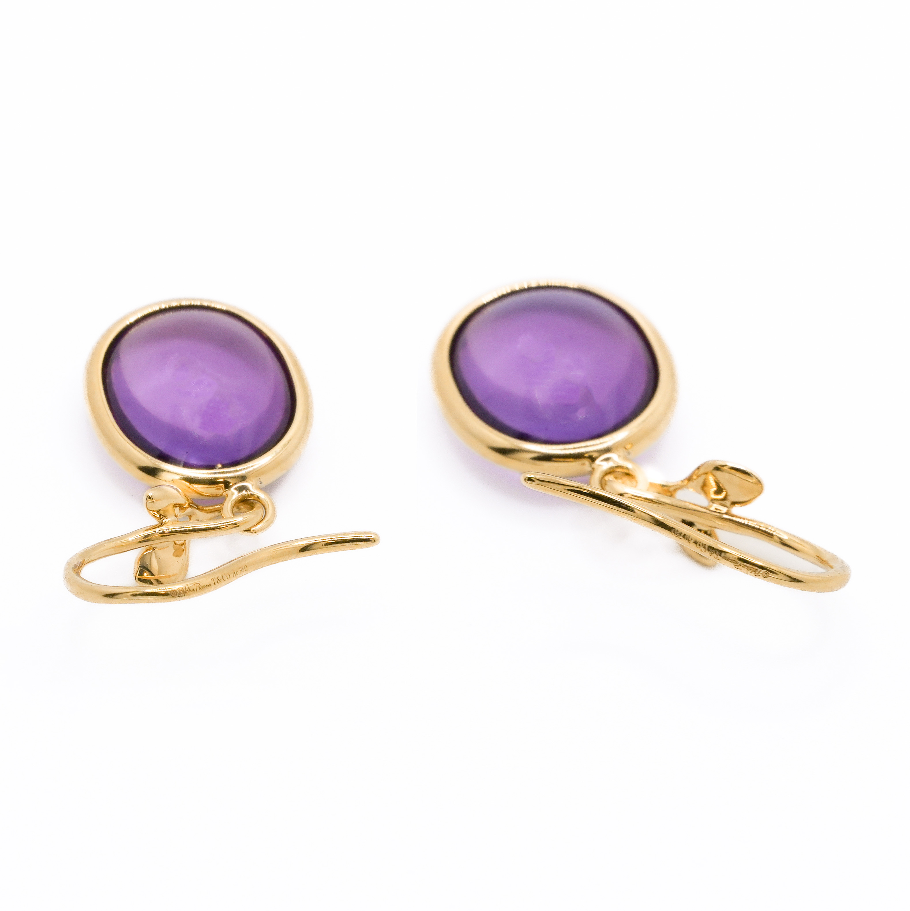 Tiffany & Co Paloma Picasso Amethyst Yellow Gold Olive Leaf