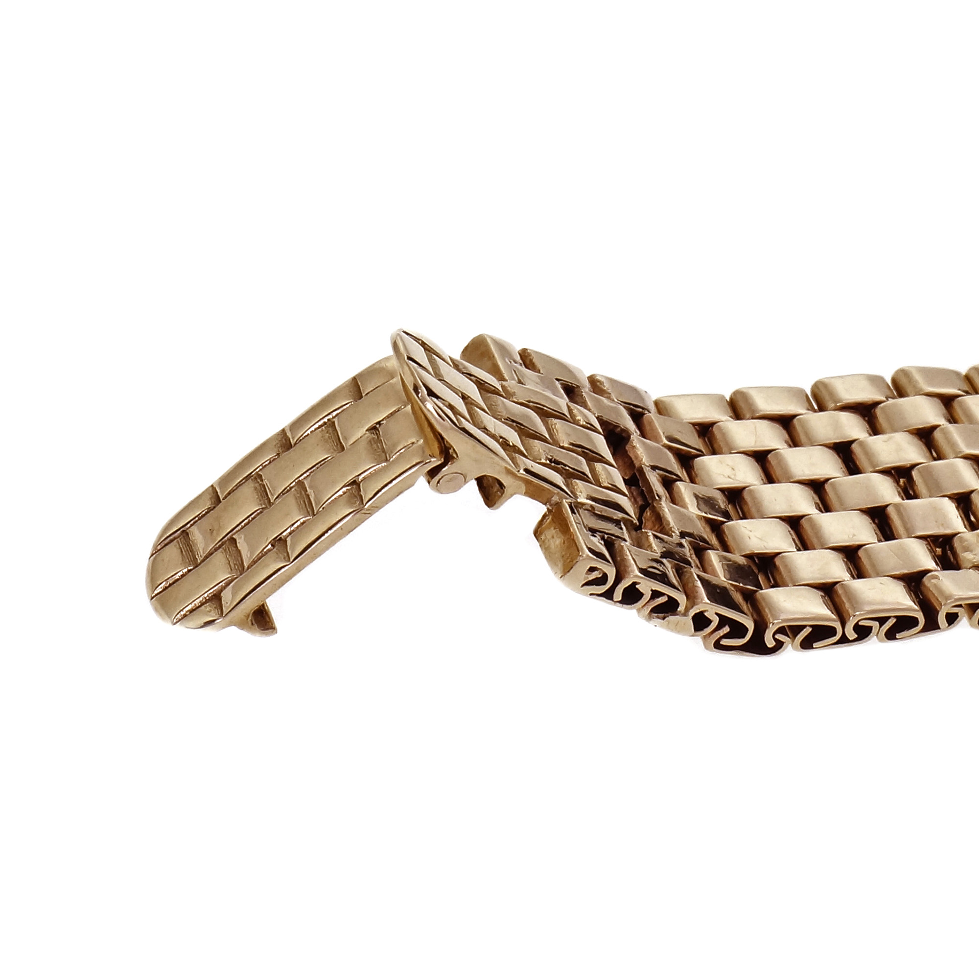 vintage gold mesh bracelet