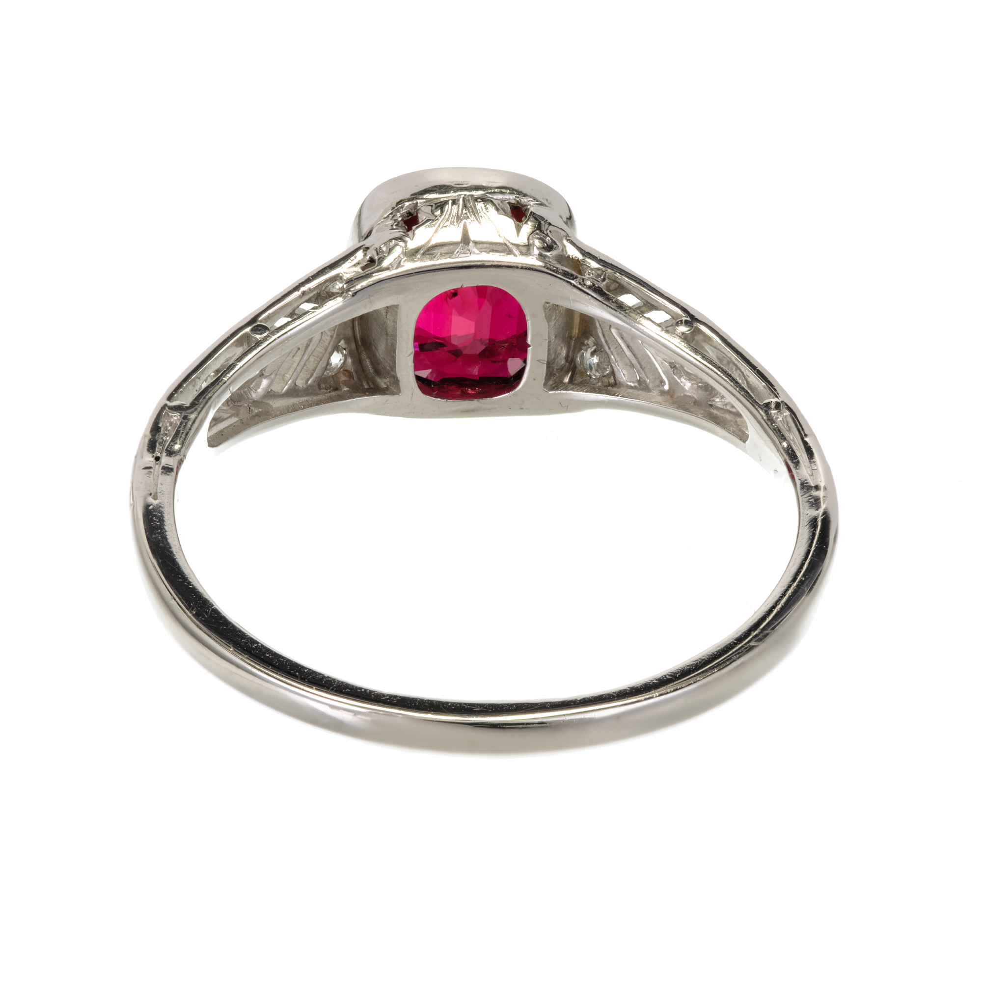 Tiffany & Co. Ruby Diamond Platinum Ring c1900 | eBay