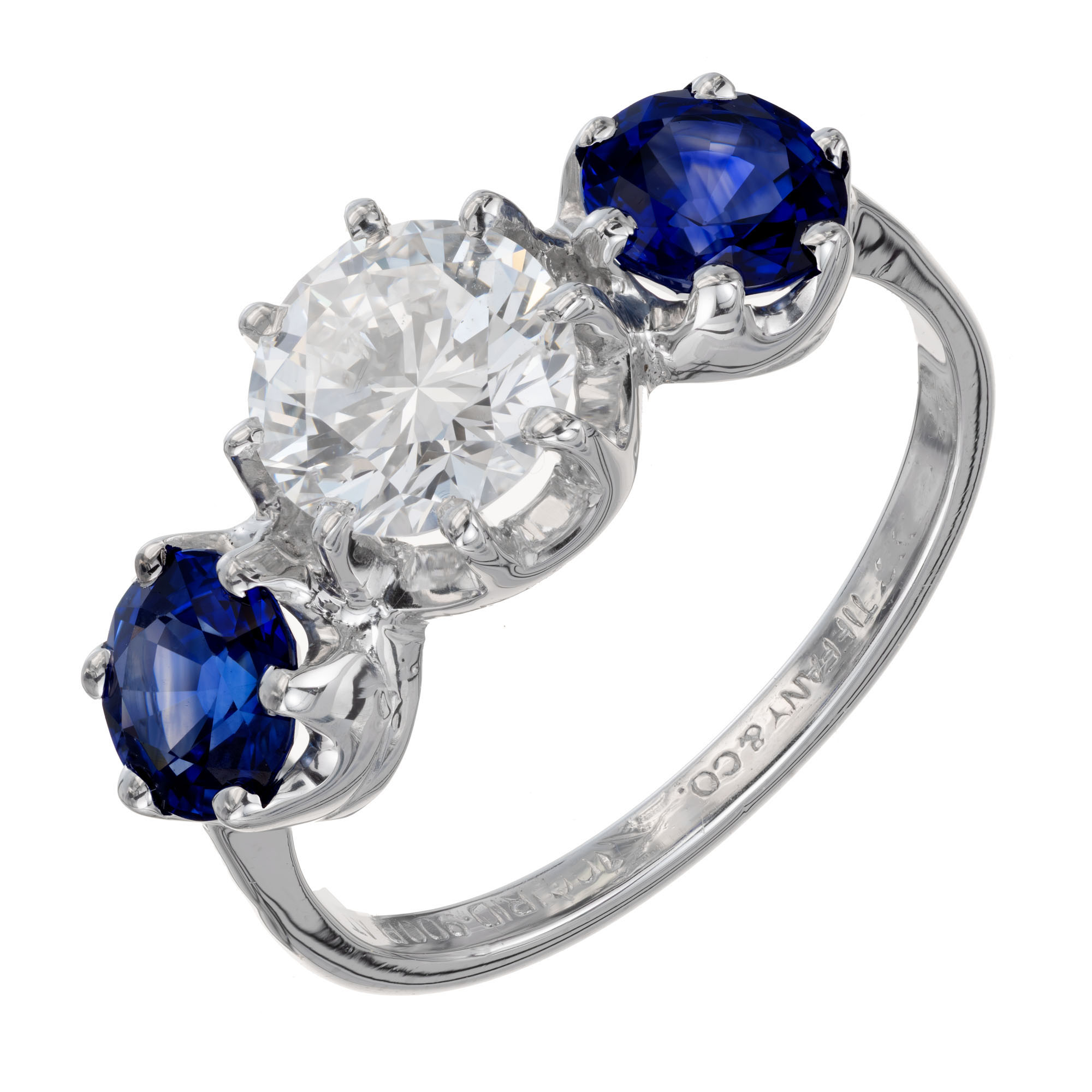 Tiffany & Co GIA Certified 1.11 Carat Diamond Blue ...