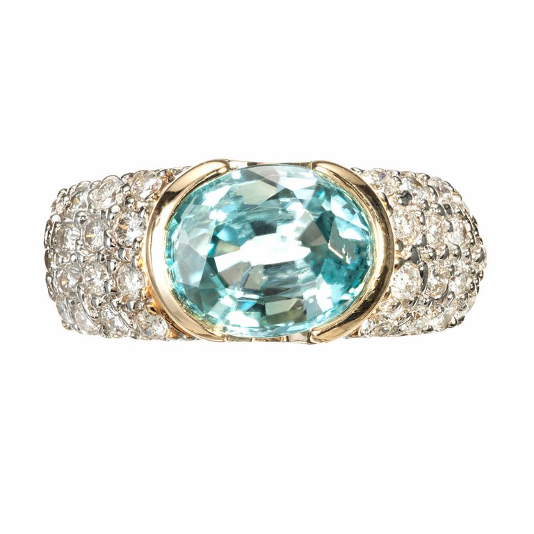 3-00ct-oval-blue-zircon-diamond-14k-yellow-gold-engagement-ring-ebay