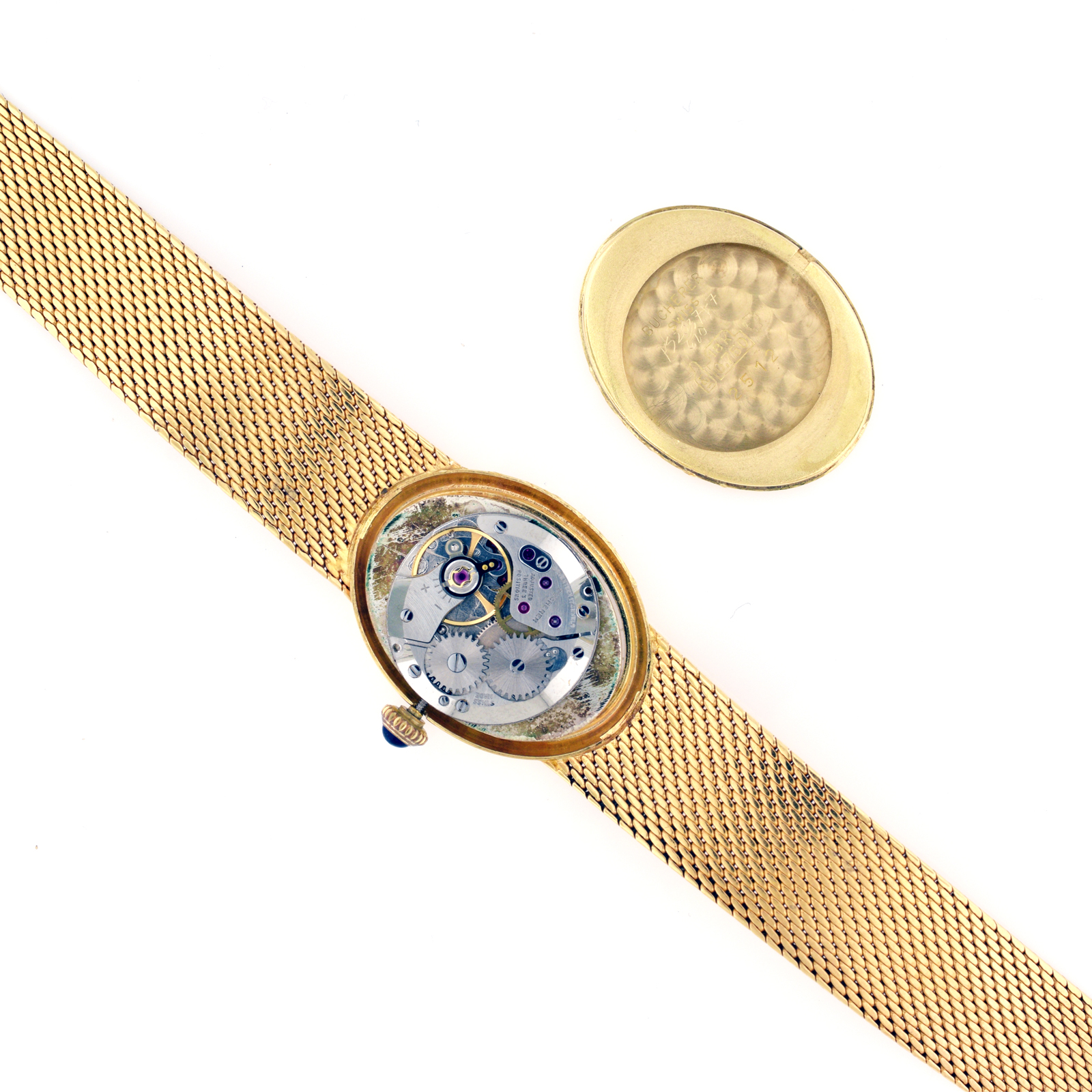 Ladies Bucherer 18k Yellow Gold Mesh Watch 1960 - 1970 | eBay