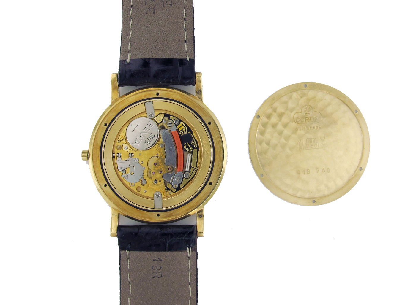 Corum ROMVLVS 18k Yellow Gold Quartz Watch | eBay