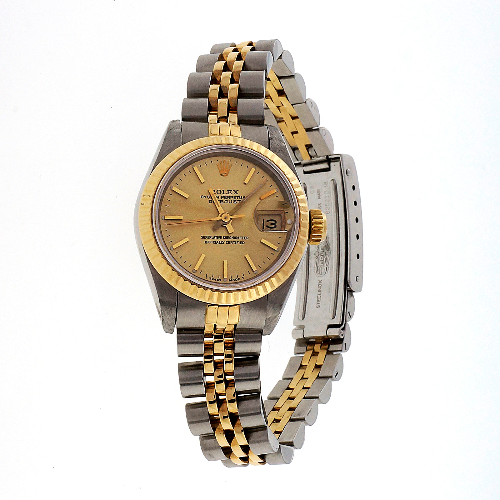 steel and gold datejust