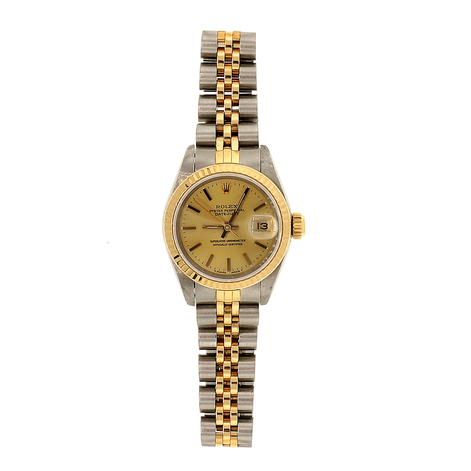 steel and gold datejust