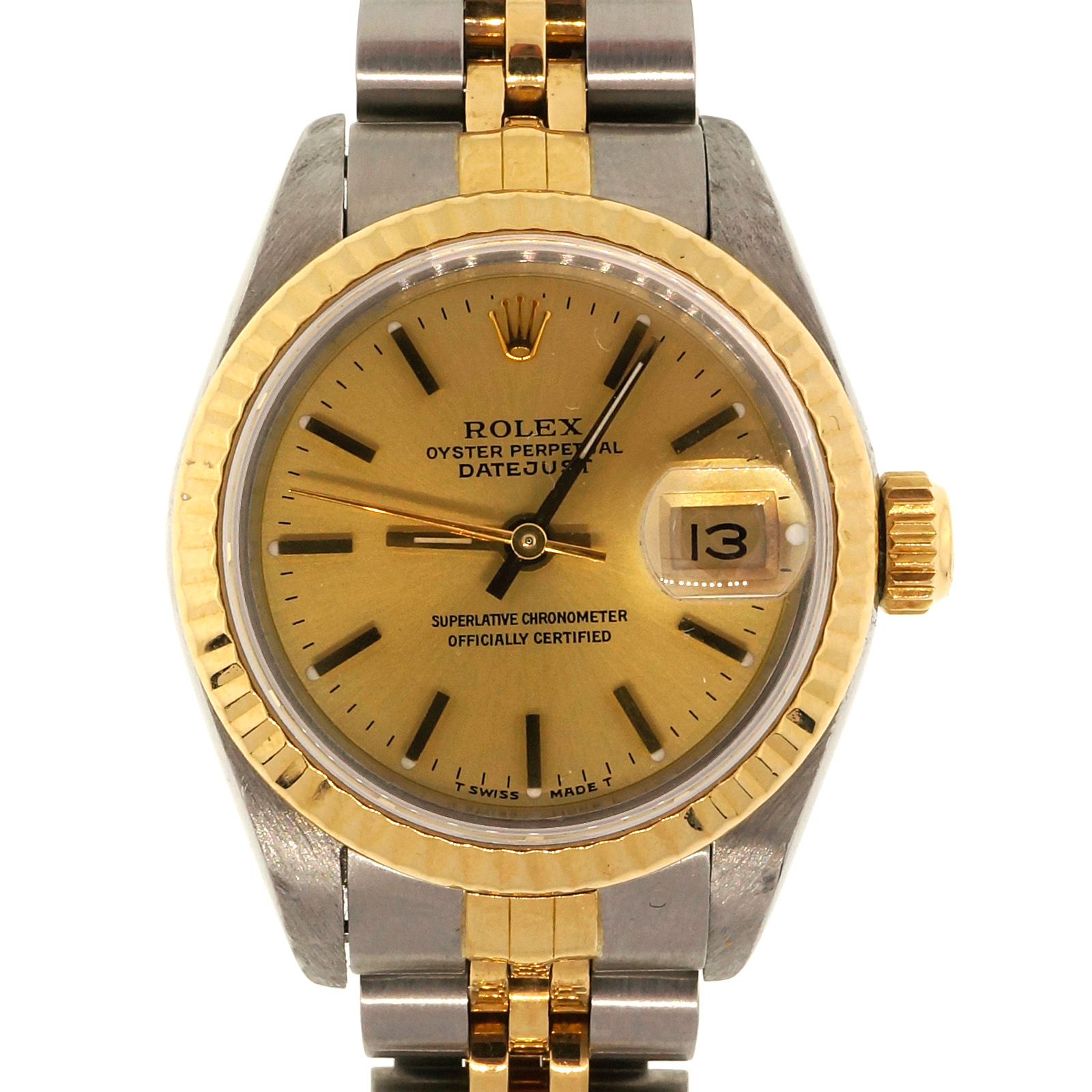 steel and gold datejust
