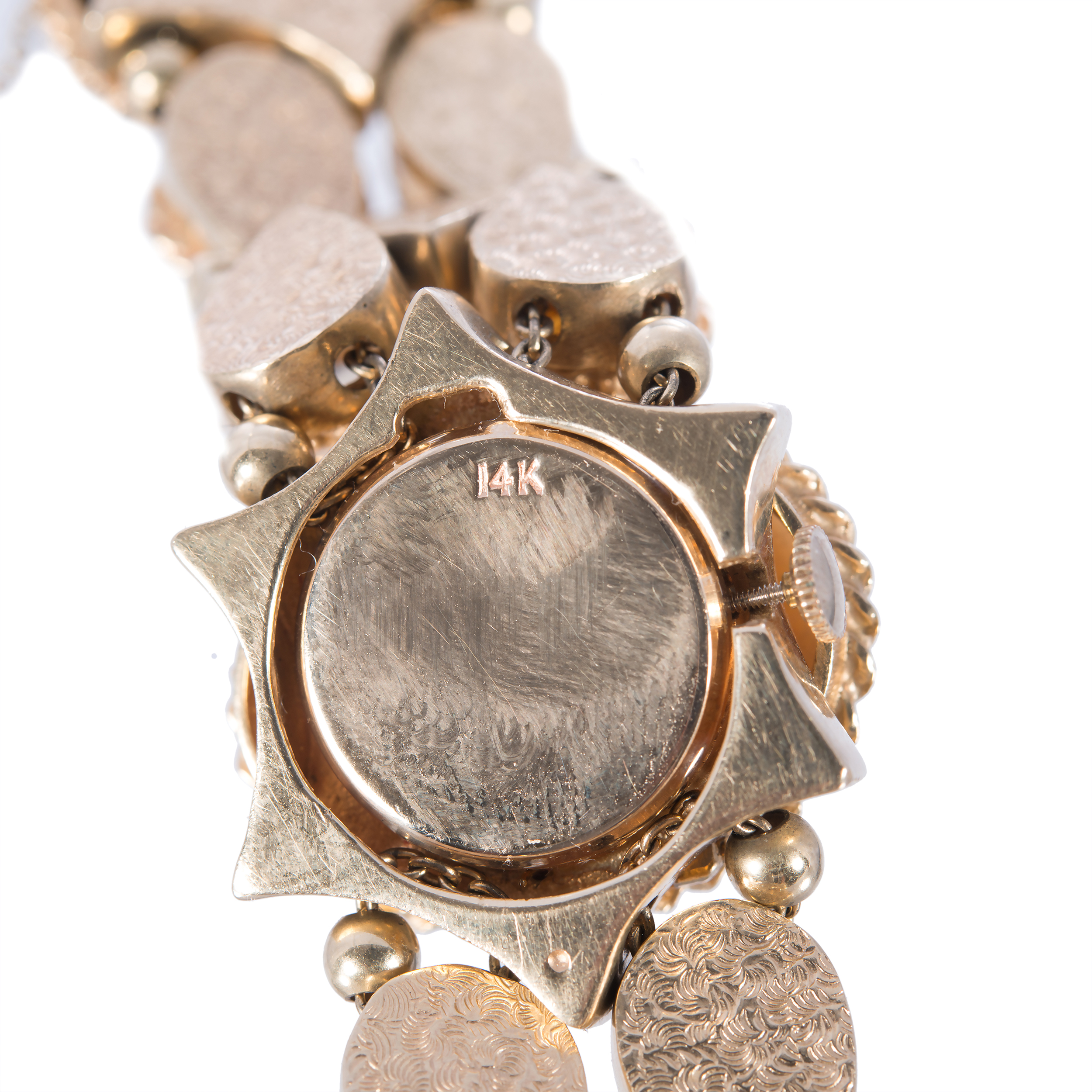 Cameo Slide Bracelet Multi Stone Watch 14k Yellow Gold eBay