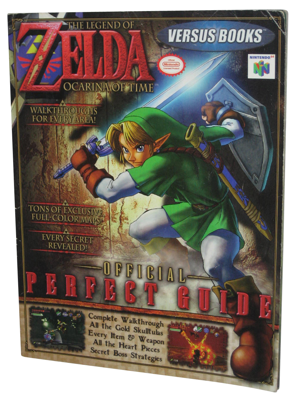 The Legend of Zelda Ocarina of Time Versus Perfect Strategy Guide Book