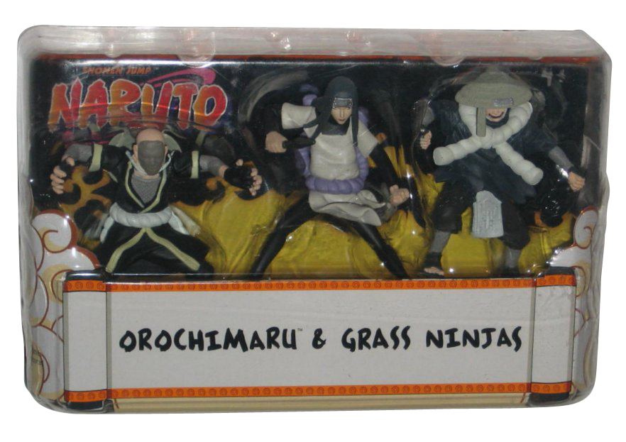 Naruto Orochimaru & Shiore Grass Ninjas Team (2008) Mattel Figure