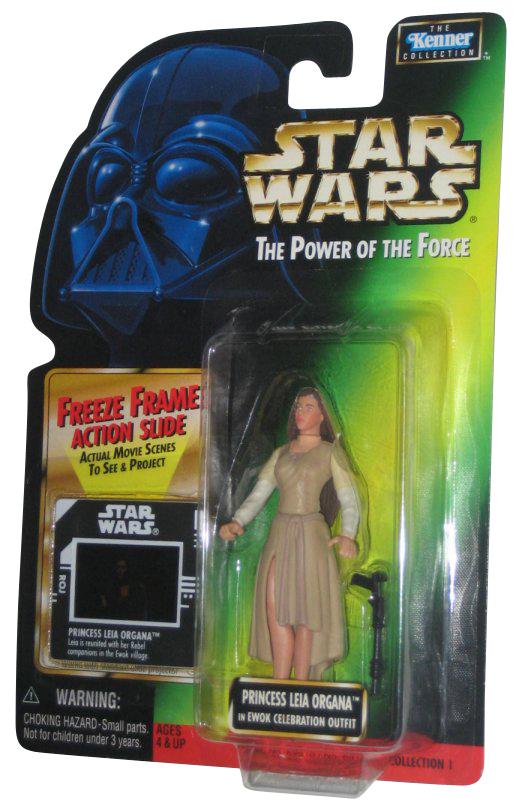 star wars the power of the force princess leia organa in ewok celebration outfit