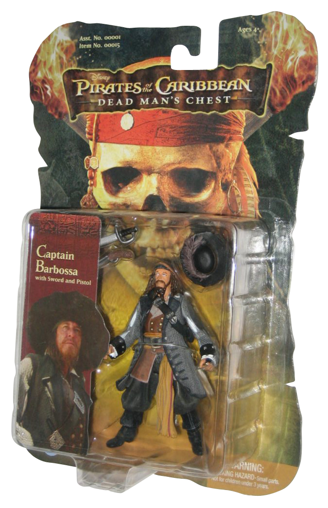 Pirates Of The Caribbean Dead Mans Chest Captain Barbossa Zizzle Action Figure Ebay 2272